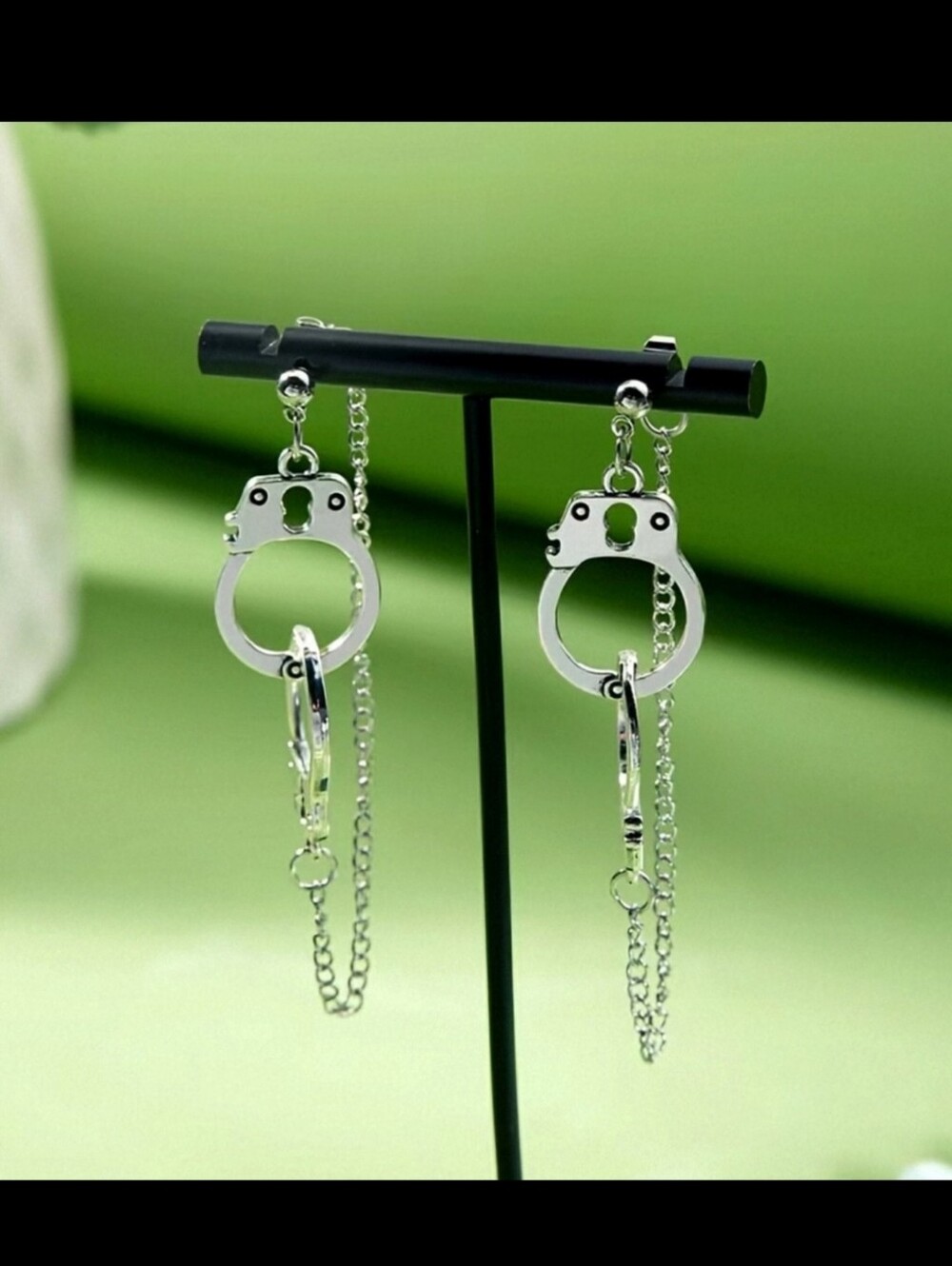 NWT* Silver Handcuff Earrings *NEW